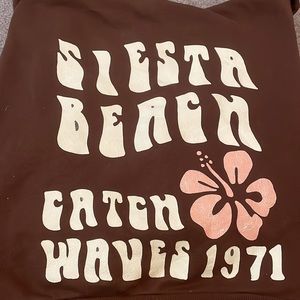 Brown Beach Hoodie